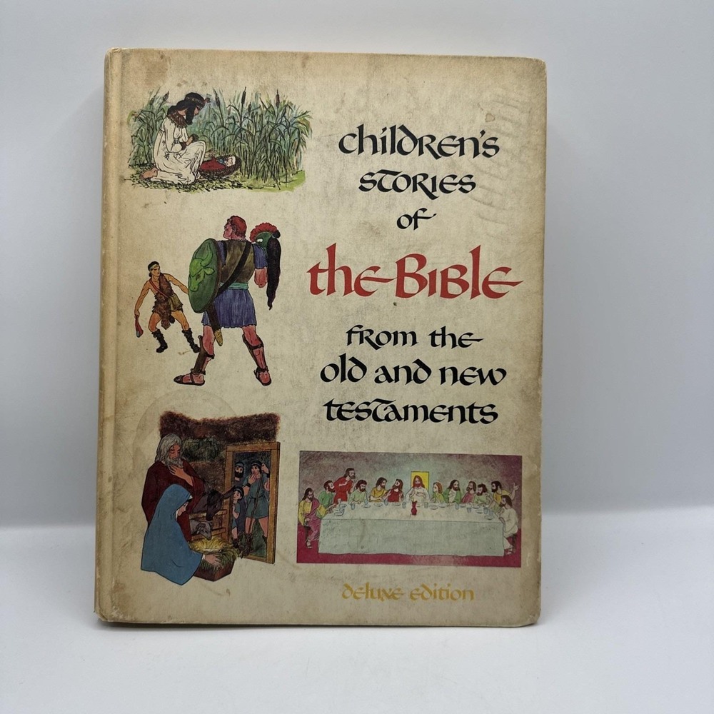 Children's Stories of the Bible Hardcover Book 1968 The GR Book Company Vintage